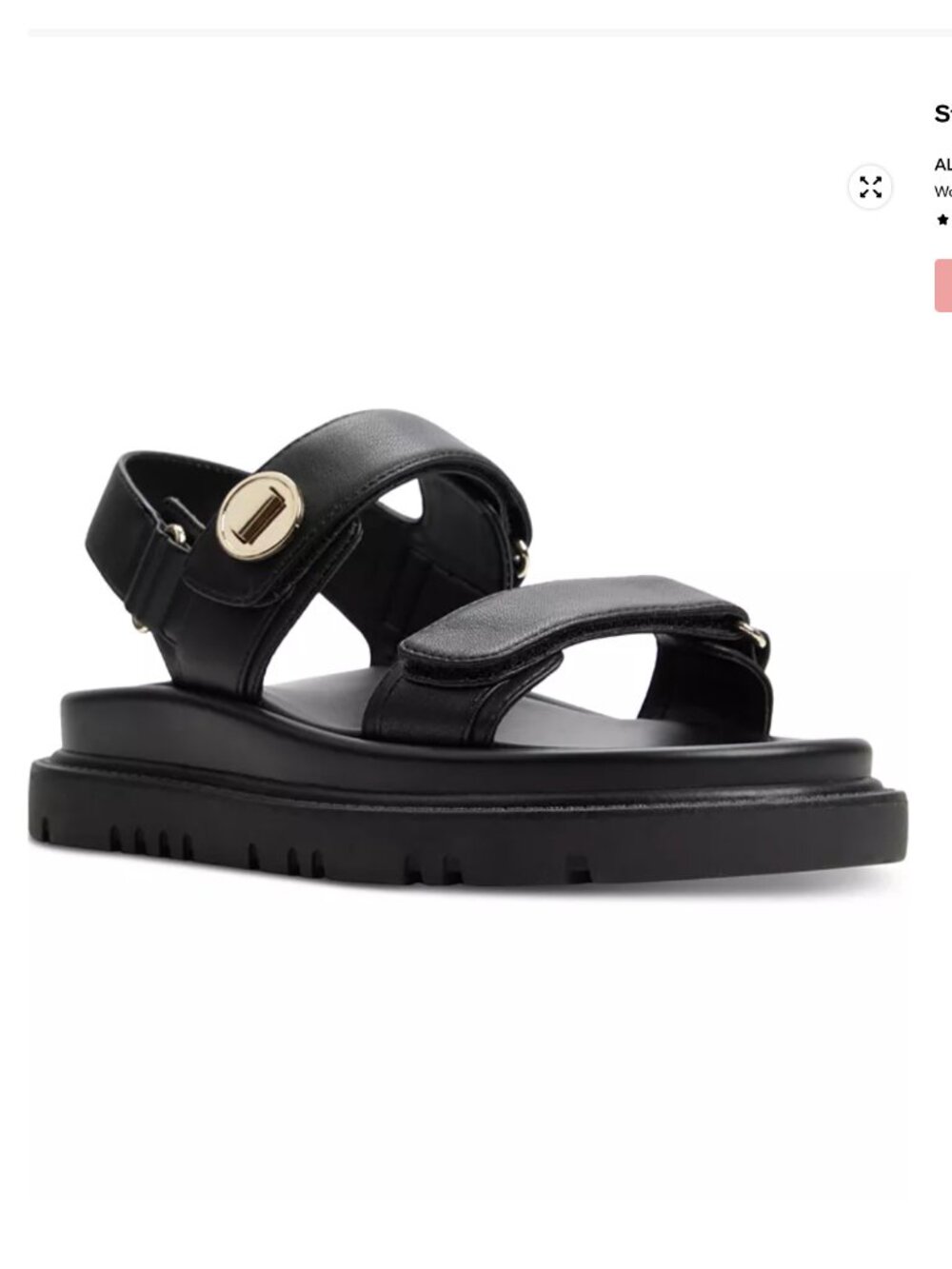 ALDO Women's Linette Double-Band Footbed Sandals